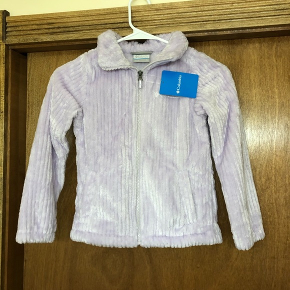 NWT girls SOFT zip up jacket in lilac - Picture 1 of 3